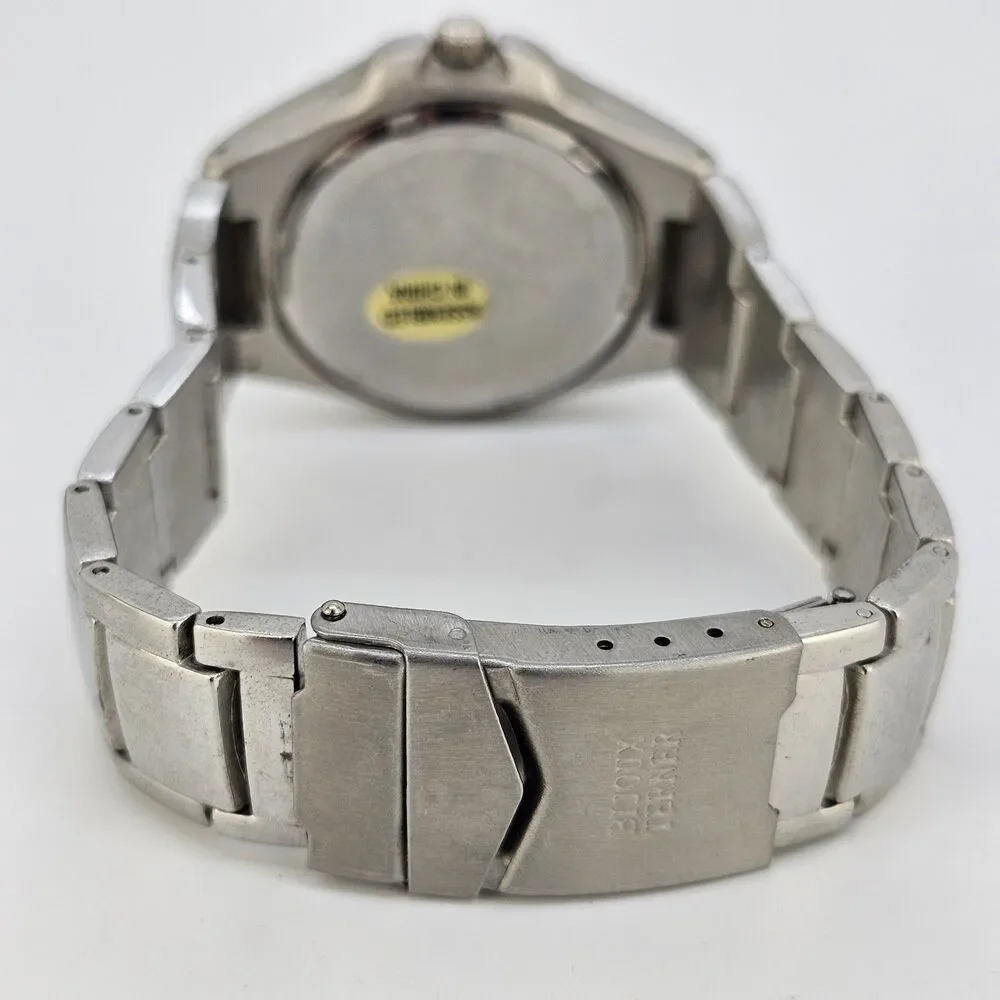 Bijoux Terner Field Men's Watch 38MM Black Dial Gray Band 7.5